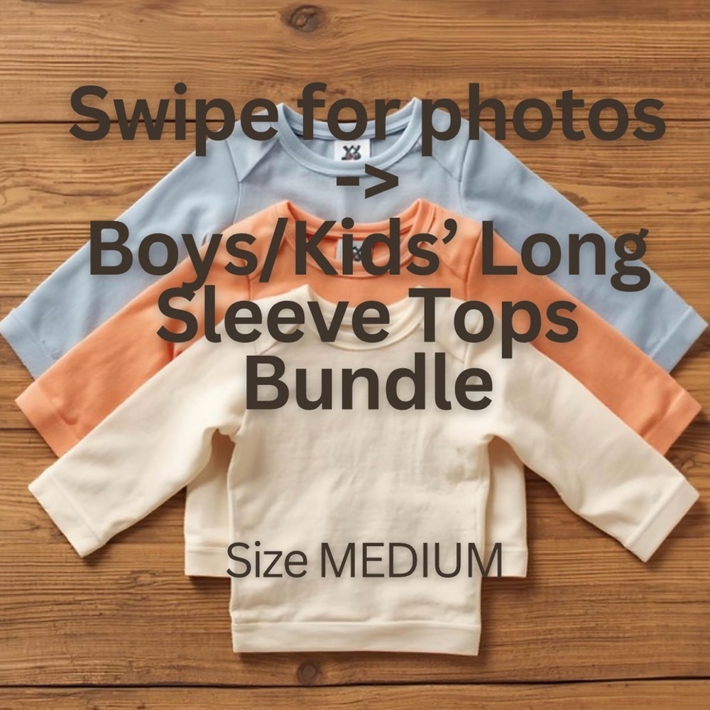 Kids Long sleeve Bundle - Medium (8, 8/10)